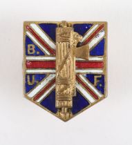 British Union of Fascists (B.U.F) Members Lapel Badge
