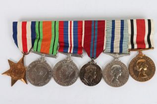 Double Long Service Medal Group of Six for Service in the Special Constabulary and the Observer Corp