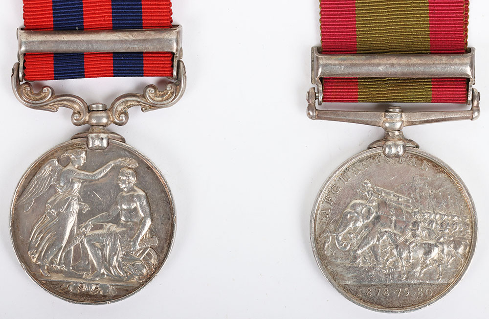 Victorian Afghanistan & India Campaign Medal Pair to the Rifle Brigade - Image 4 of 6