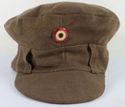 WW1 Belgium Army Officers Peaked Cap