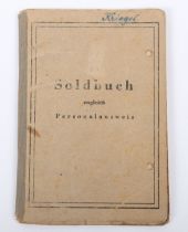 WW2 German Waffen-SS Police Soldbuch