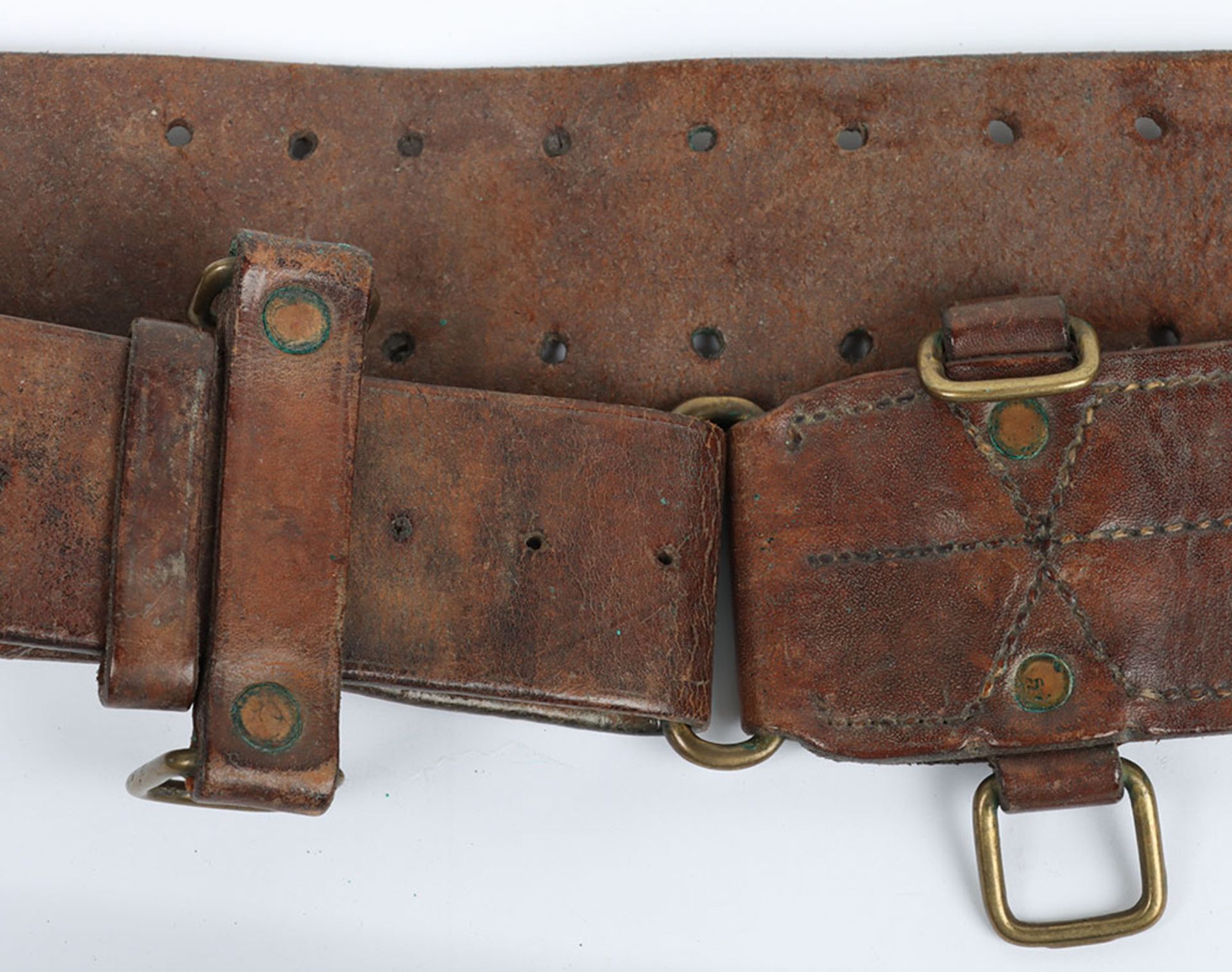 1916 Canadian Dismounted Equipment Pattern Waist Belt - Image 10 of 10