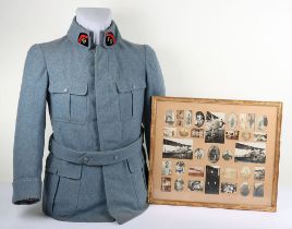 WW1 French Battle Damaged Tunic of Sous-Lieutenant Cailar, 10th Engineer Regiment