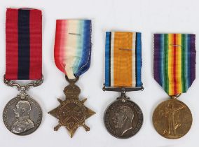 A Good Western Front Distinguished Conduct Medal Group of Four to 12th Battalion Duke of Cambridge’s
