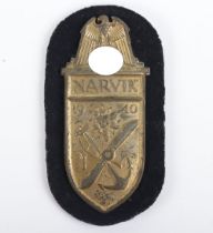 WW2 German Kriegsmarine Narvik Campaign Shield