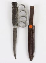 WW1 British Officers Trench Knife by S Hibbert & Son, Sheffield
