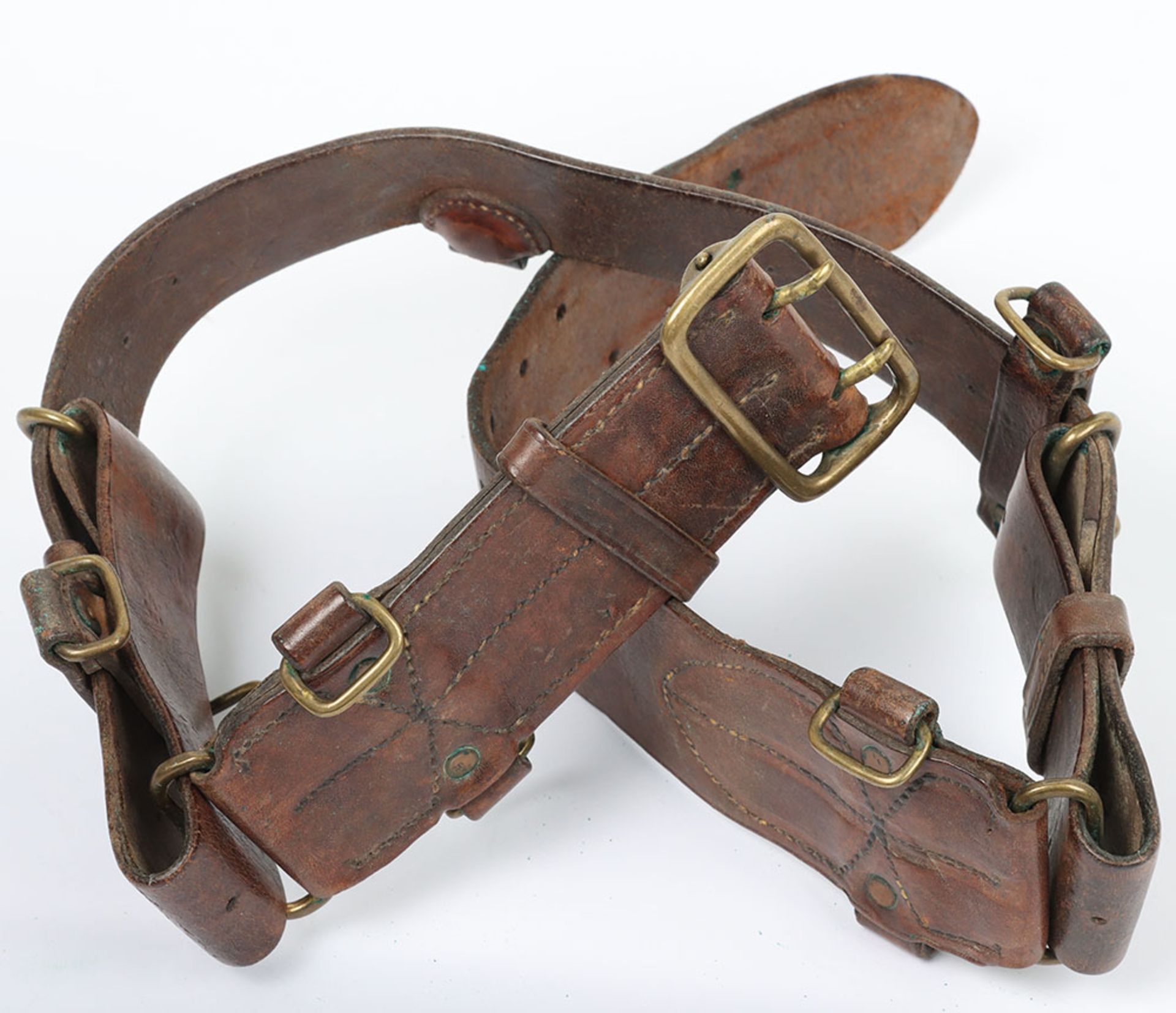 1916 Canadian Dismounted Equipment Pattern Waist Belt