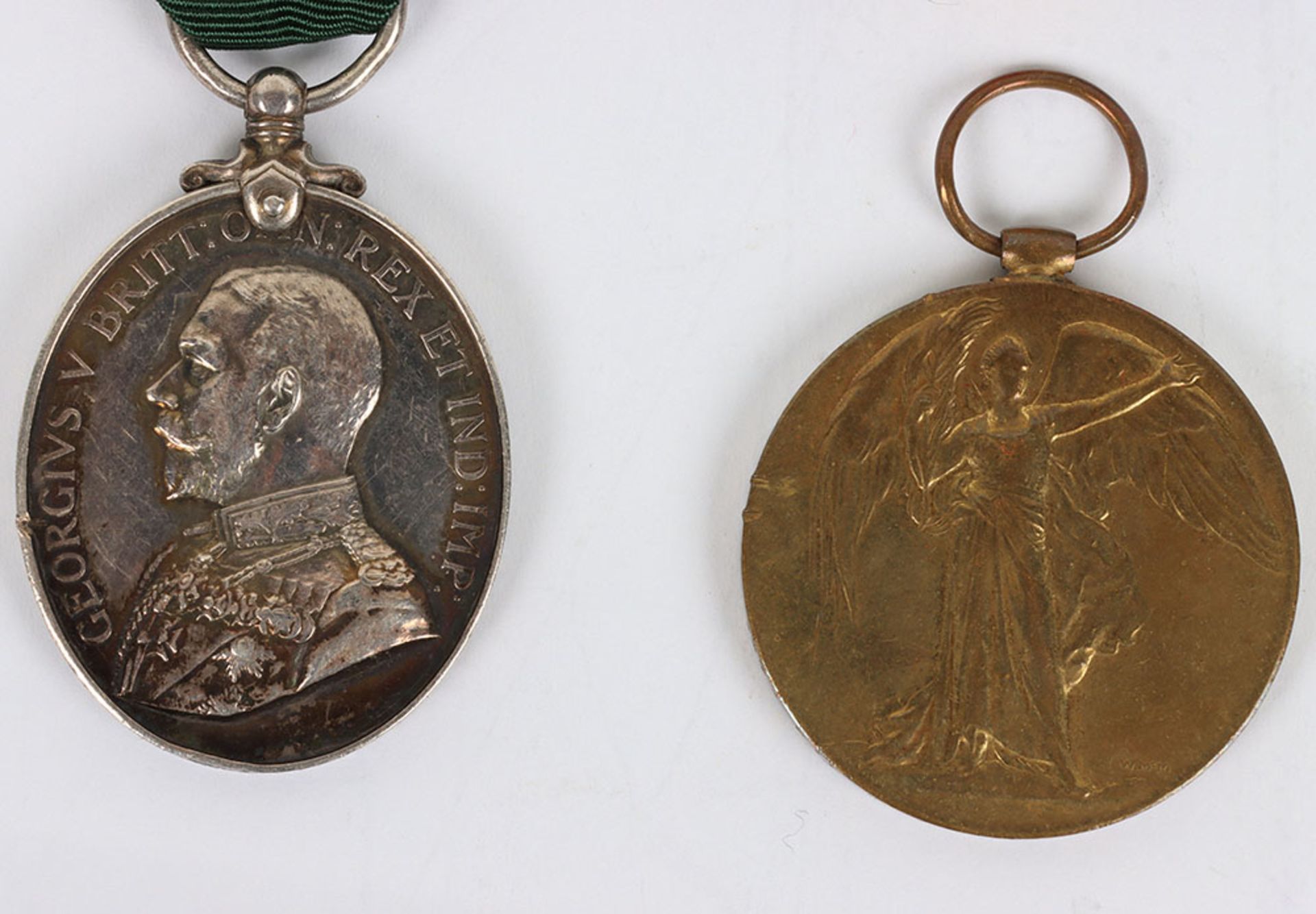 A Territorial Long Service Medal Pair to the Royal Army Medical Corps - Image 2 of 5