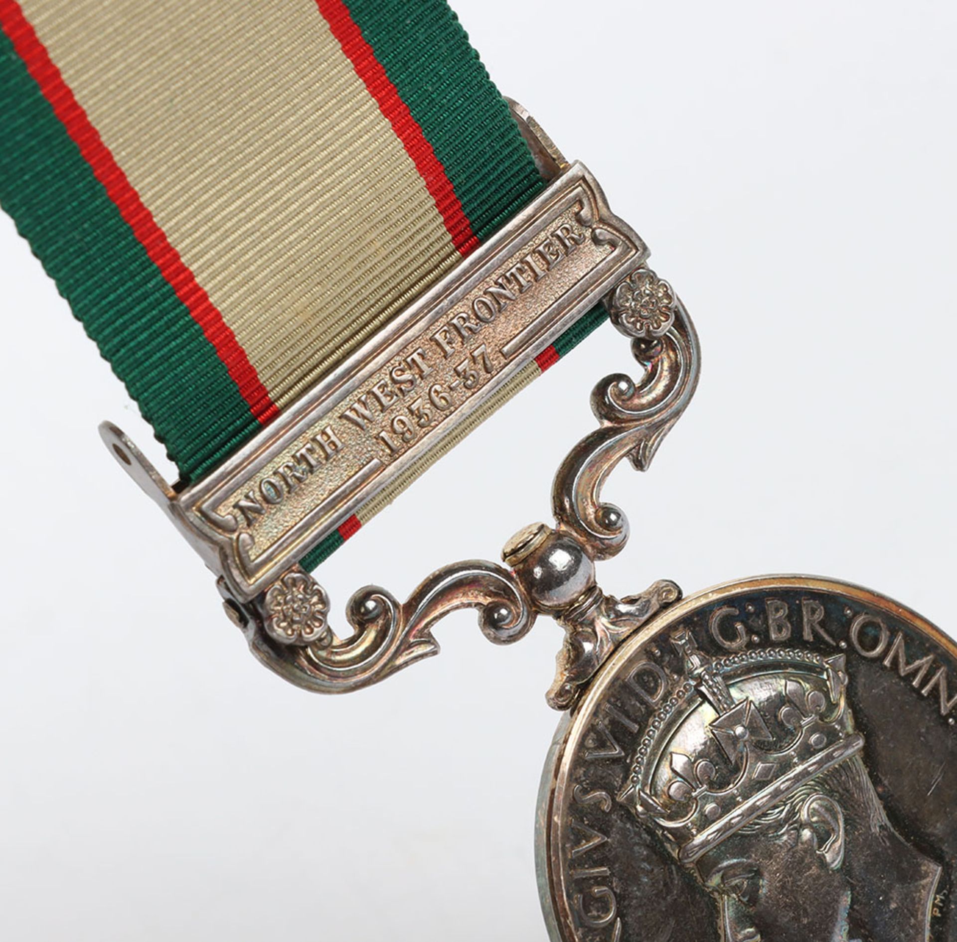 George VI India General Service Medal to the Northamptonshire Regiment - Image 4 of 6