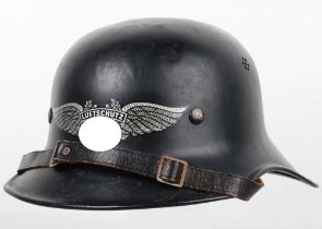 WW2 German Luftschutz Steel Helmet