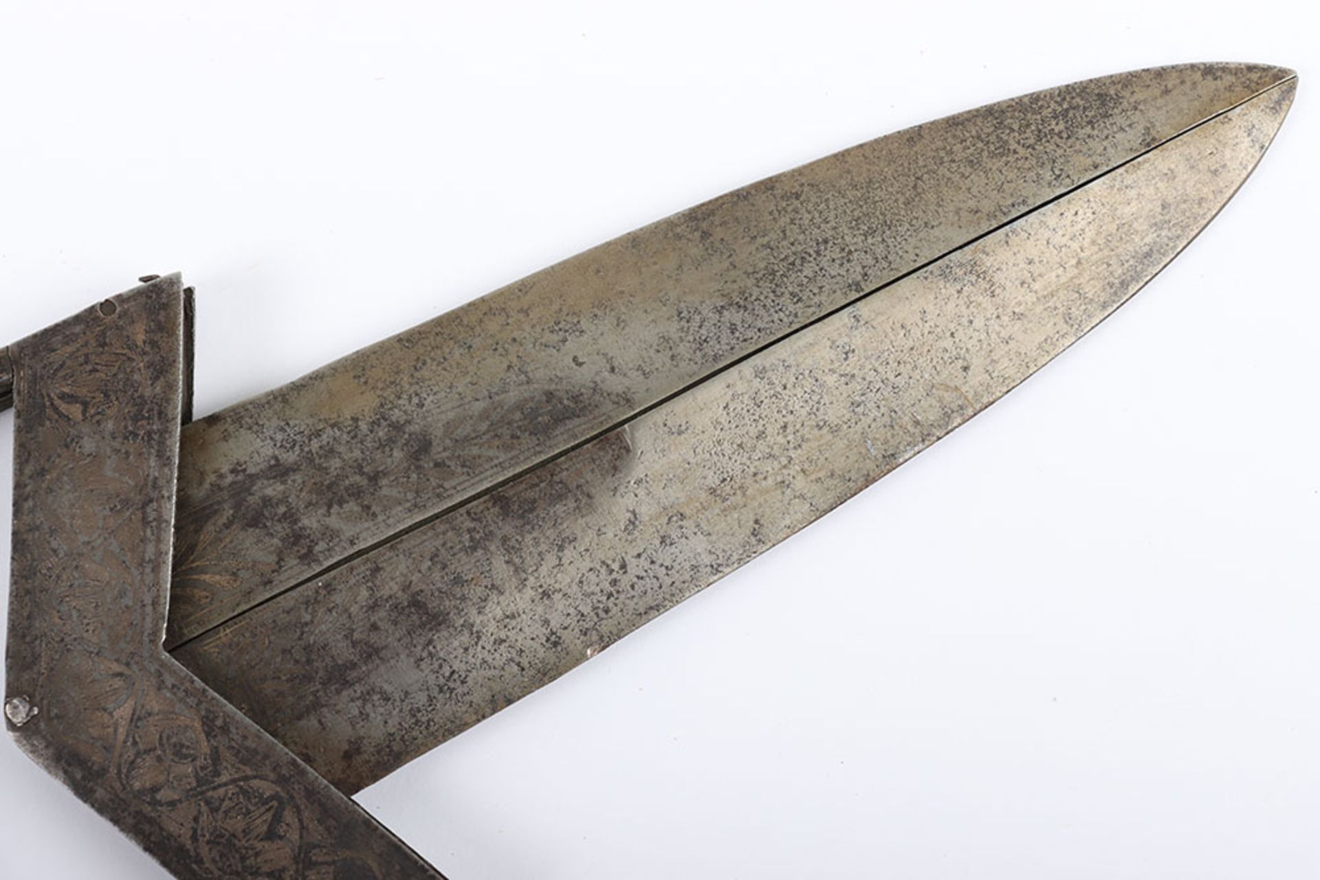 Large Indian Dagger ‘Scissors-Katar’, Late 19th Century - Bild 5 aus 11