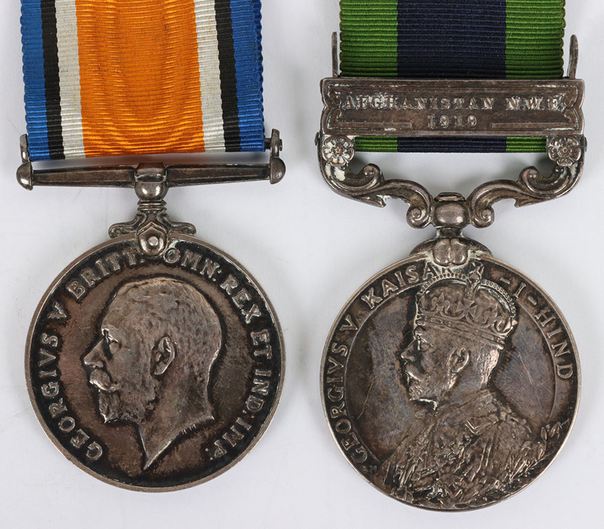 Campaign Meda Pair for Service in the Great War and the Northwest Frontier with the Royal Army Medic