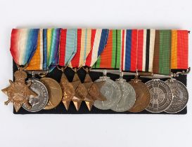 An Impressive ‘Frontiersman’ Long Service Medal Group of 11, Covering Great War Service in East Afri