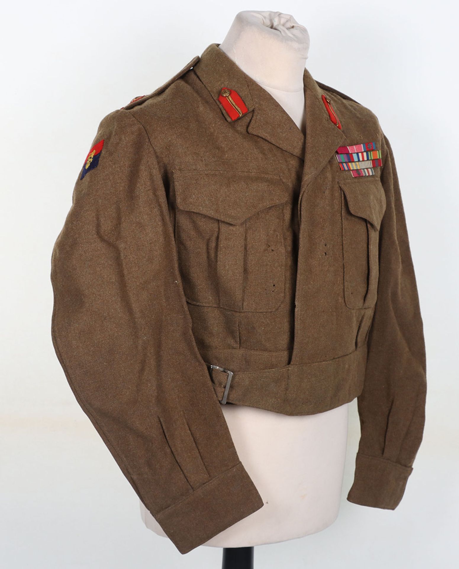 Post WW2 Battle Dress Blouse of Major General Basil Aubrey Coad CB, CBE, DSO & Bar, Commander of the - Bild 8 aus 10