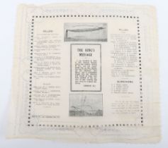 Printed Memorial Memento of the British Airship R101