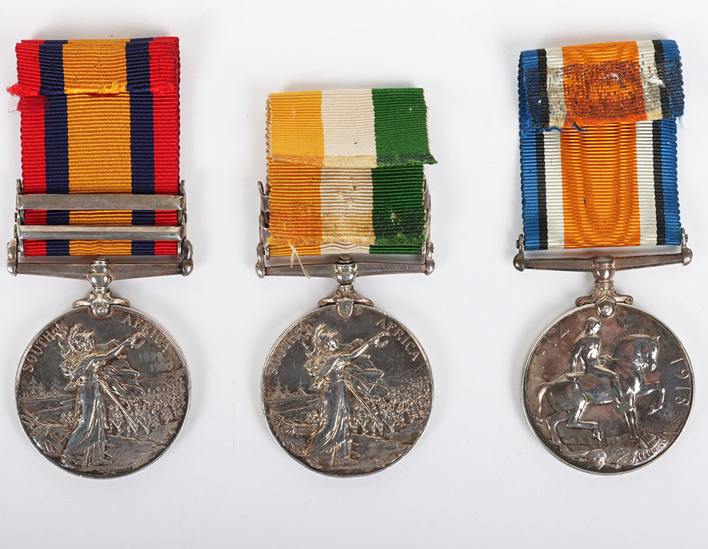 Full Entitlement Medal Group of Three for Service in Both the Boer War and Great War, Rifle Brigade - Image 3 of 4