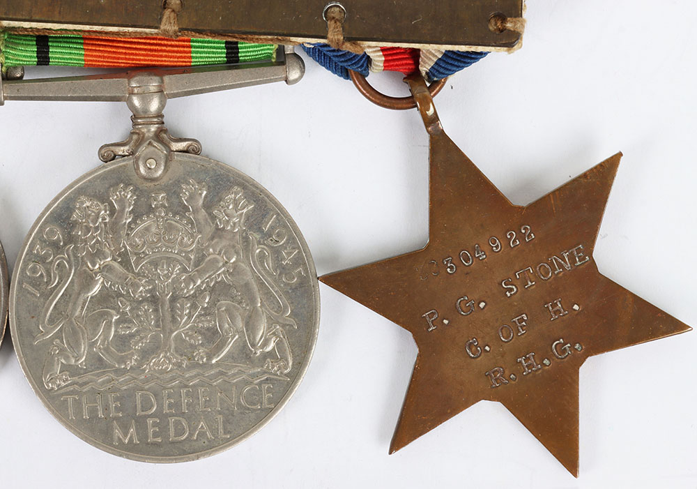 A Second World War Long Service Medal Group of Four to a Corporal of Horse in the Royal Horse Guards - Image 6 of 7