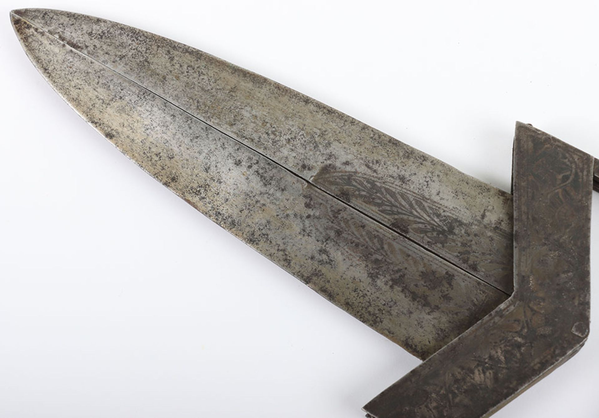Large Indian Dagger ‘Scissors-Katar’, Late 19th Century - Bild 9 aus 11