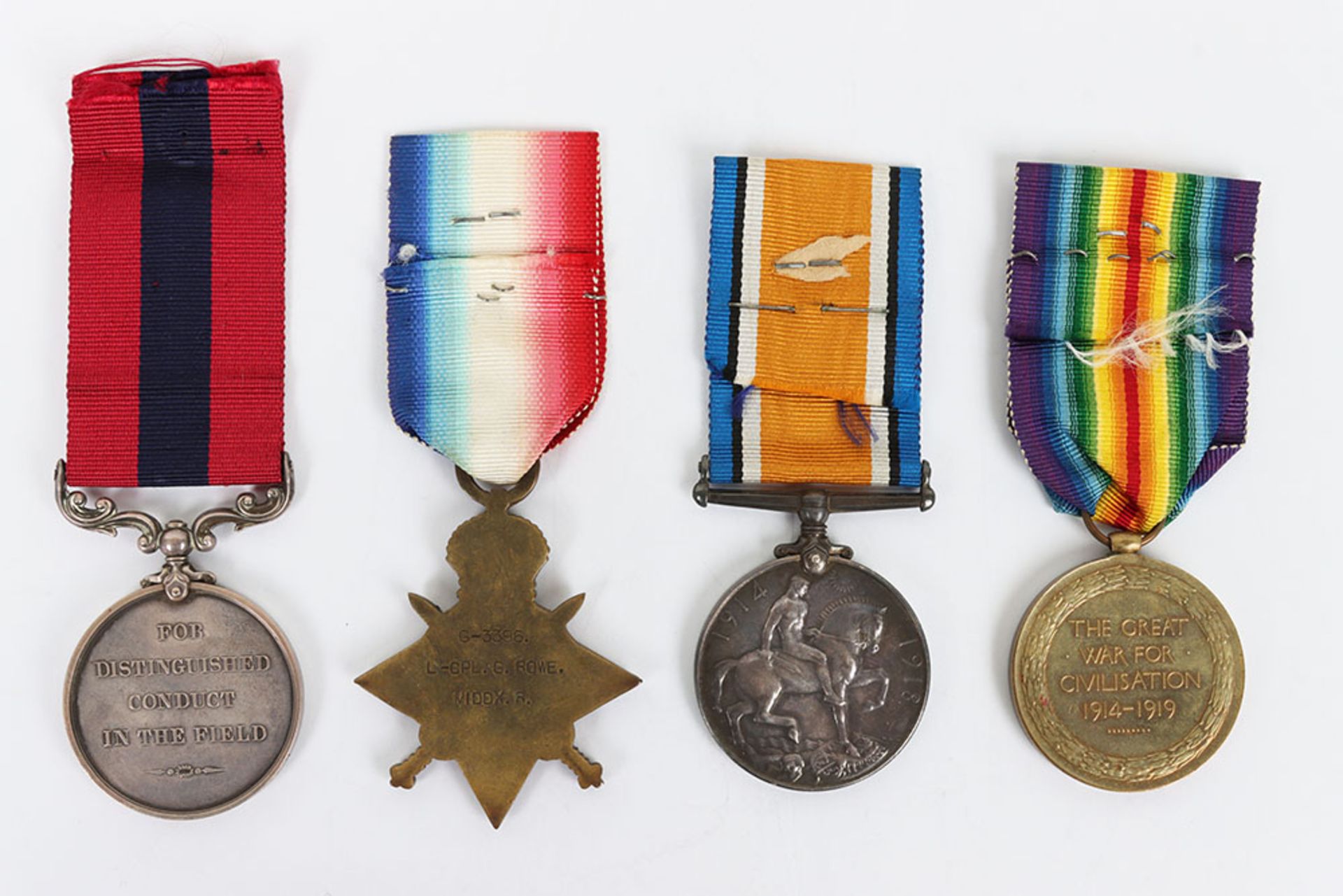A Good Western Front Distinguished Conduct Medal Group of Four to 12th Battalion Duke of Cambridge’s - Image 4 of 7