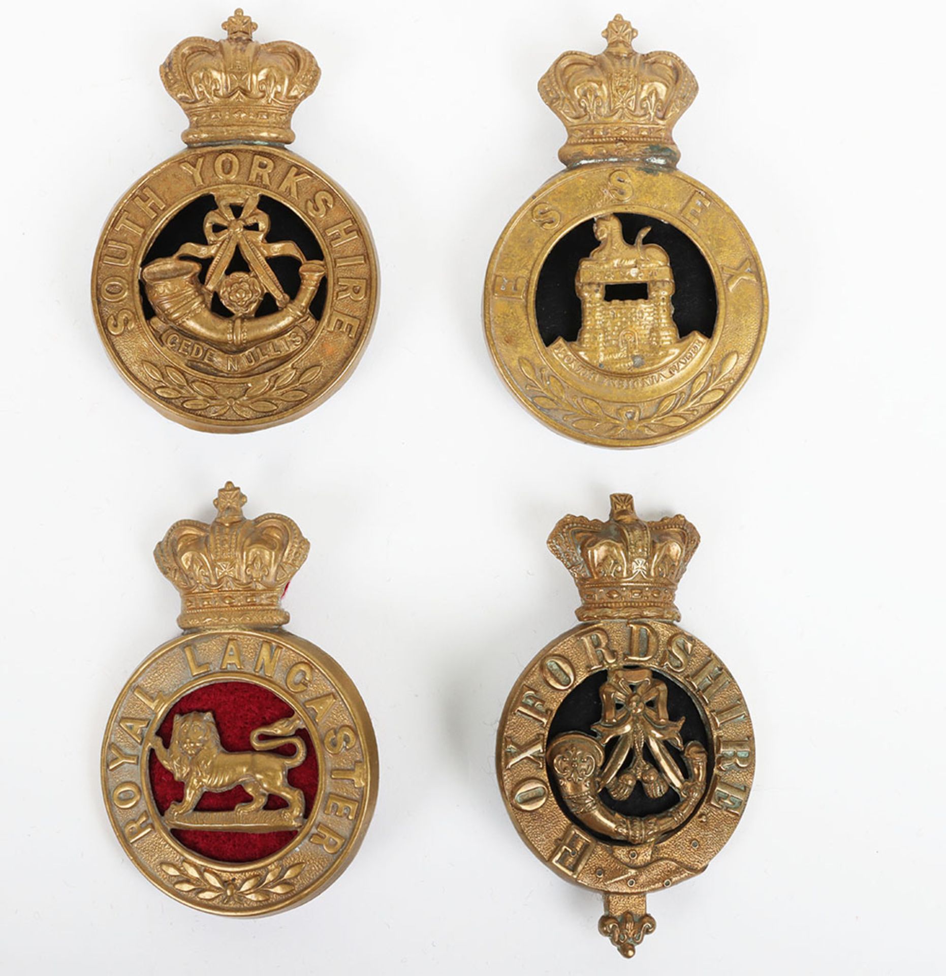 4x Victorian Glengarry Badges