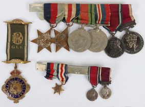 A Second World War Long Service Medal Group of Six to the Leicestershire Regiment