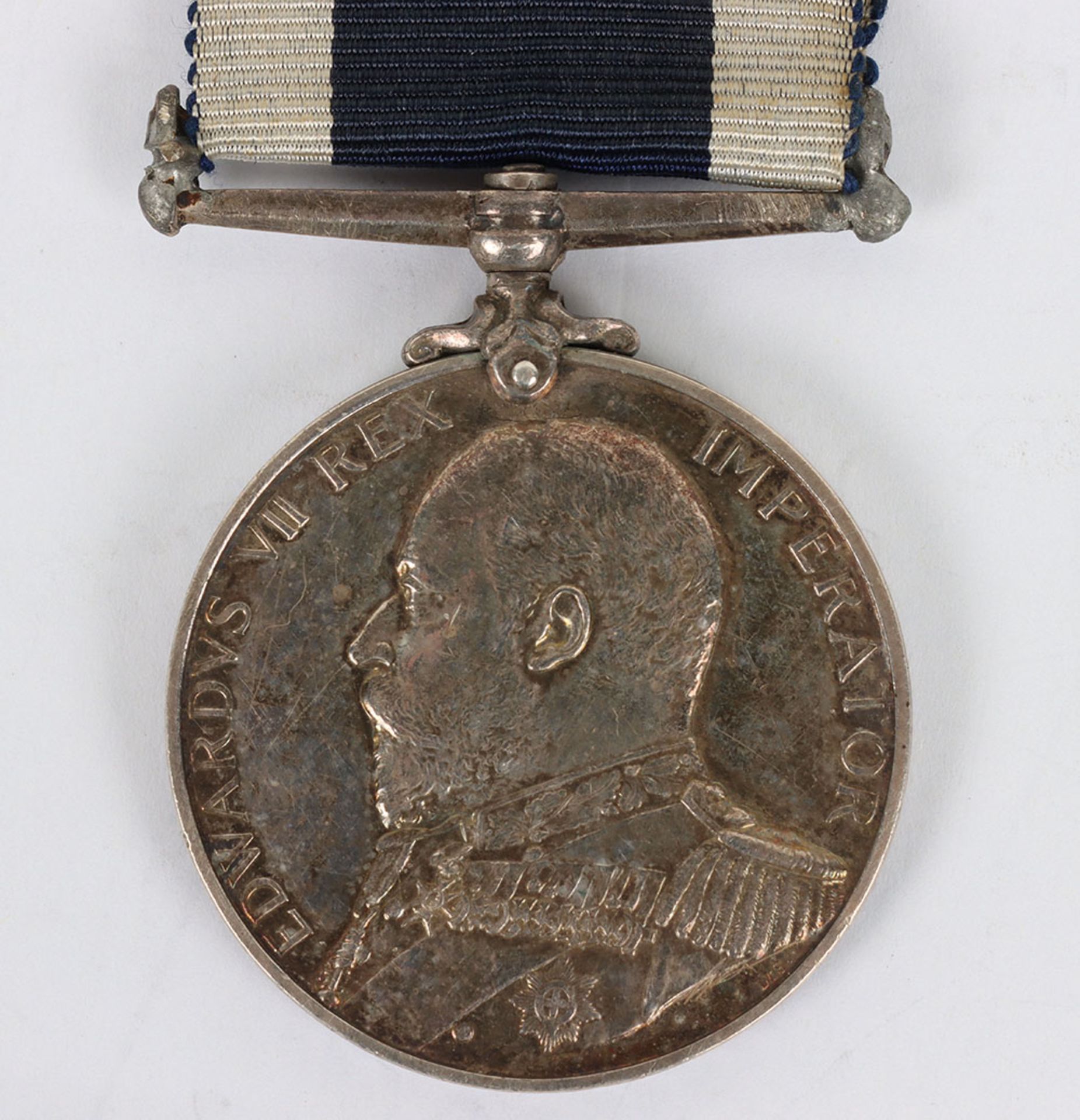 Edwardian Royal Navy Long Service Medal to a Ships Steward - Image 2 of 5