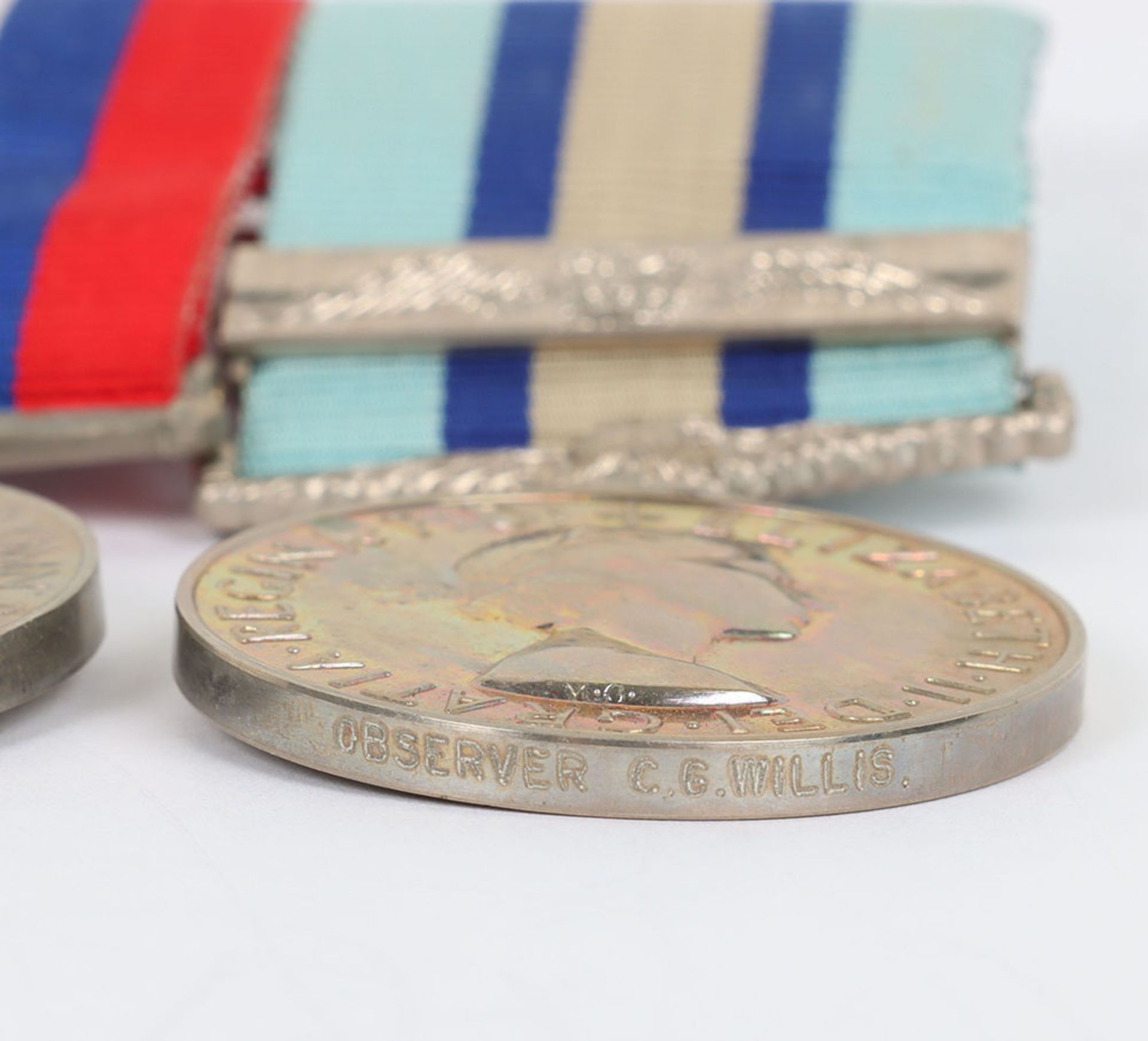 Royal Observer Corps Long Service Medal Group of Five - Bild 7 aus 7