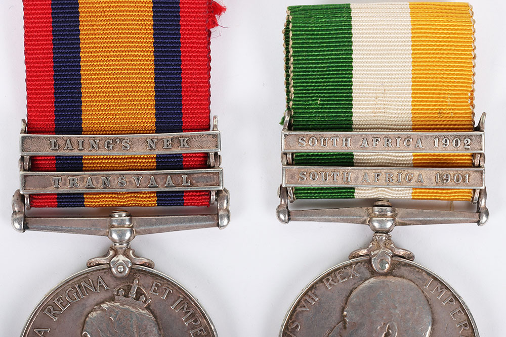 Full Entitlement Medal Group of Three for Service in Both the Boer War and Great War, Rifle Brigade - Image 2 of 4