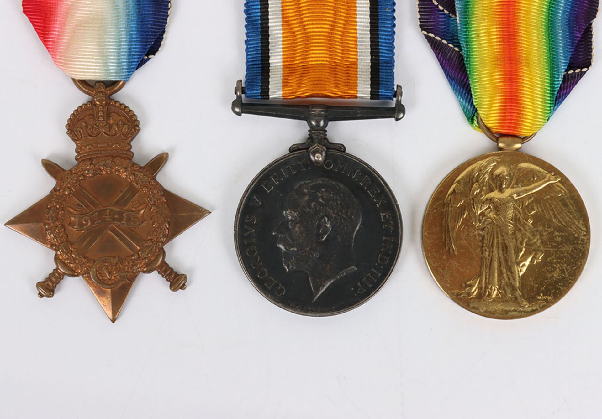Great War 1915 Died of Wounds 1914-15 Star Medal Trio to the Princess Patricia’s Canadian Light Infa - Bild 2 aus 5