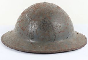 WW1 52nd Battalion (New Ontario) Canadian Expeditionary Force Steel Combat Helmet
