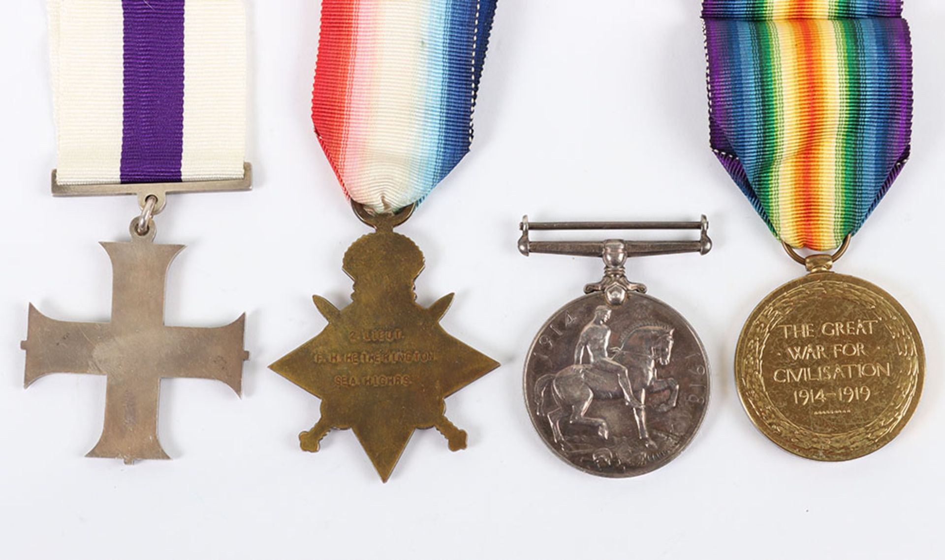 Great War Military Cross Medal Group of Four to the Seaforth Highlanders - Image 6 of 9