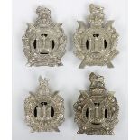 3x Variation of Victorian Kings Own Scottish Borderers Helmet Plate Centres