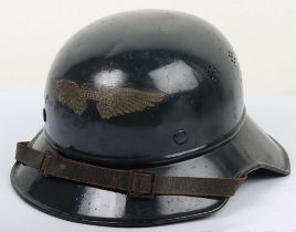 WW2 German Luftschutz Steel Helmet