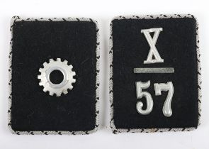 Set of German Technical Emergency “TENO” Tunic Collar Tabs