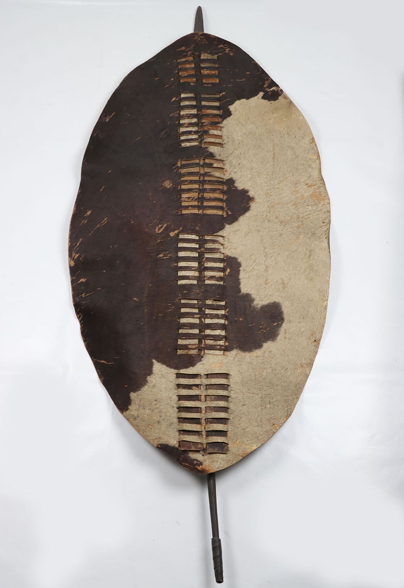 Rare Anglo-Zulu War Period Large Zulu Battle Shield Isihlangu