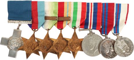An Impressive Second World War Malta Siege George Cross Recipients Copy Medal Group for Wearing of L