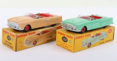 Two Dinky Toys 132 Packard Convertibles