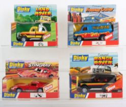 Four Dinky Toys Customised Models