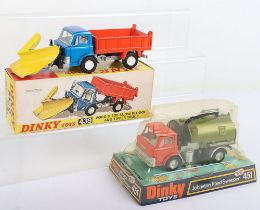 Two Dinky Toys Ford D800 Models