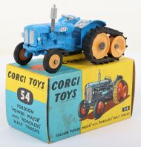 Corgi Toys 54 Fordson “Power Major” Tractor with Roadless Half Tracks