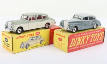 Two Dinky Toys Rolls Royce’s