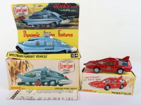 Dinky Toys Boxed 104 Spectrum Pursuit vehicle direct from Captain Scarlet and The Mysterons with sca