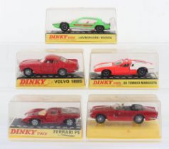 Five Dinky Toys Model Cars