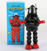 Boxed KO Yoshiya mechanical tinplate Action Planet Robot