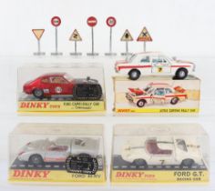 Four Ford Dinky Toys Models