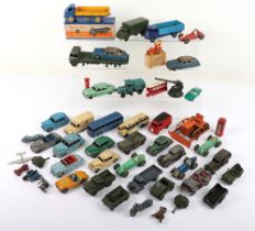 Collection of playworn Dinky toys