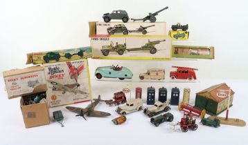 Collection of playworn Dinky and other diecast