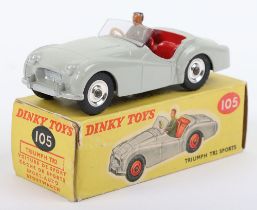 Dinky Toys 105 Triumph TR2 Sports Car