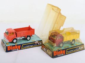 Two Dinky Toys 438 Ford D800 Tipper Trucks