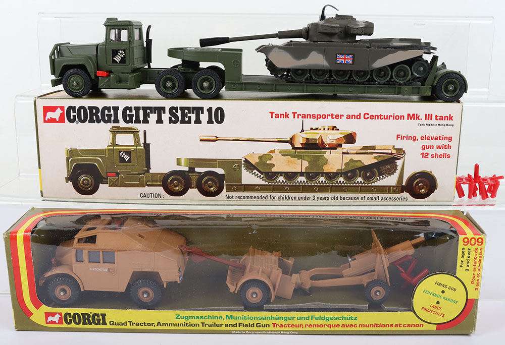 Corgi Gift Set 10, Mack Tank Transporter and Centurion Mk.III tank - Image 2 of 5